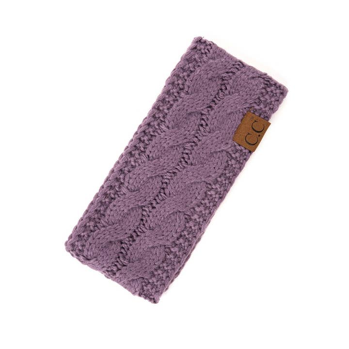 Hana - Wholesale Fashion Headband - Women's - C.C Cable Knit Solid Headband57