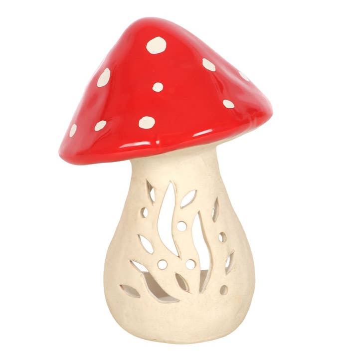 Something Different Wholesale - Wholesale Candle holder - Ceramic Mushroom Tealight Candle Holder1