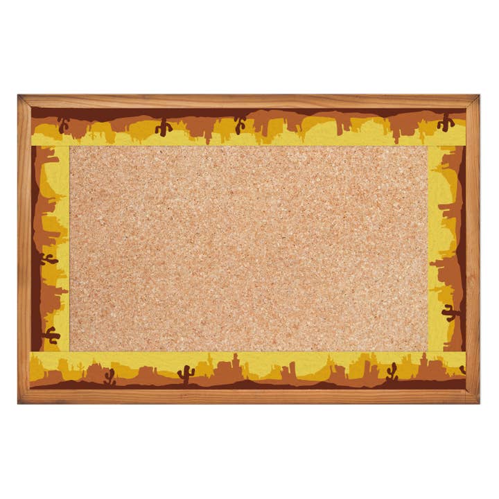 Eureka School Products - Wholesale Bulletin Board - Wild Wild Classroom Southwest Landscape Deco Trim®6