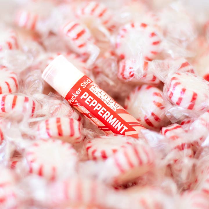 Rinse Bath Body Inc - Wholesale Lip Balm - Pucker Stick - Peppermint