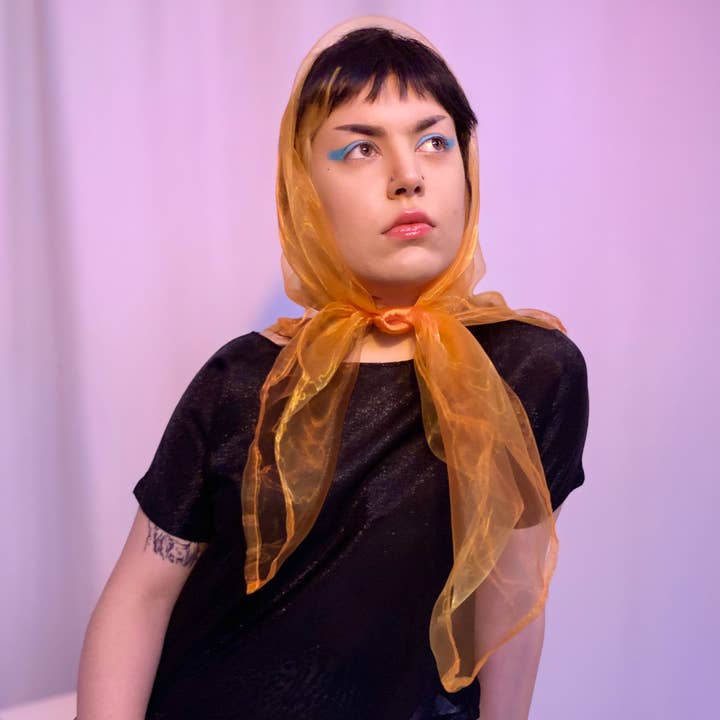 Großer orangefarbener durchsichtiger quadratischer für den Großhandel von Shop Journal Vintage