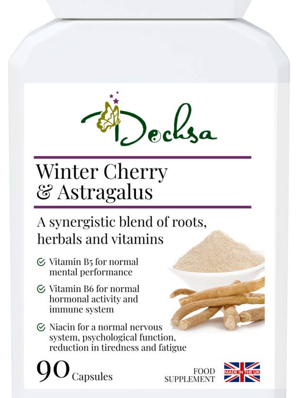 Winter Cherry & Astragalus 90 Capsules - Mental Performance for wholesale by Dochsa Ltd