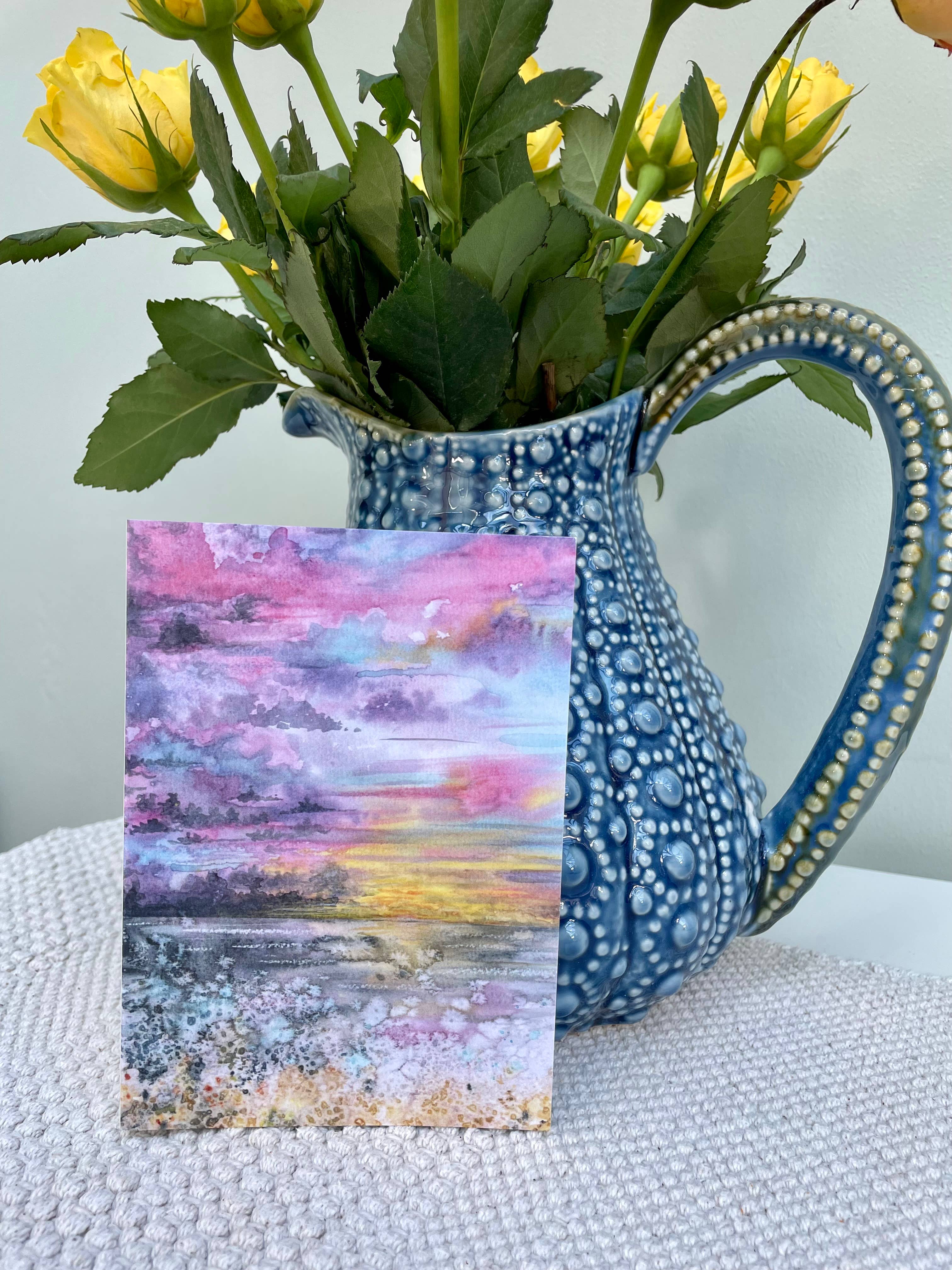 Charlotte Stone Art – wholesale Everyday greeting card – Beautiful Art Greeting Card- Coastal Eco Friendly Colourful1