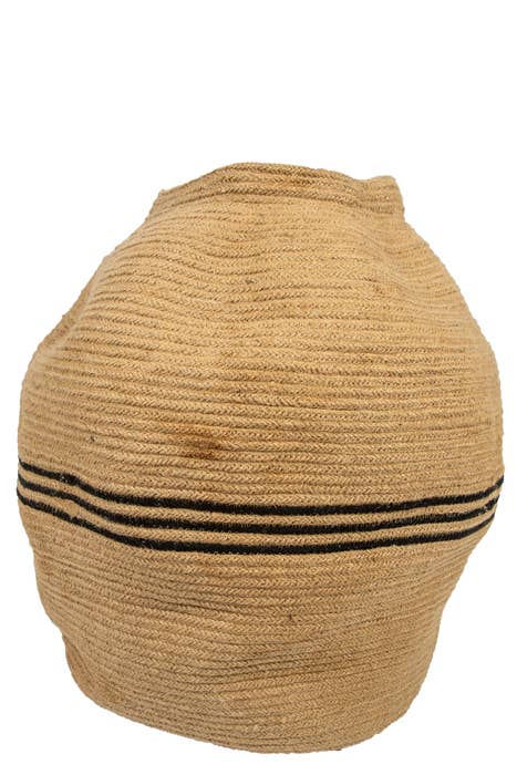 Marseille XL korg i natur och svart för wholesale av MrsBLOOM