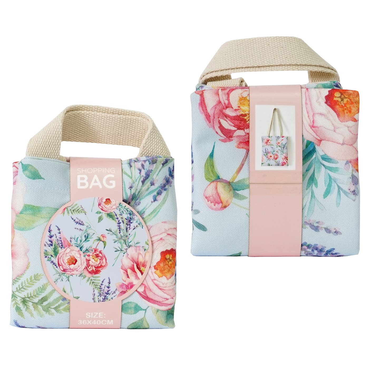 Joe Davies - Wholesale Tote Bag - Women's - Floral Totes Tea Rose2