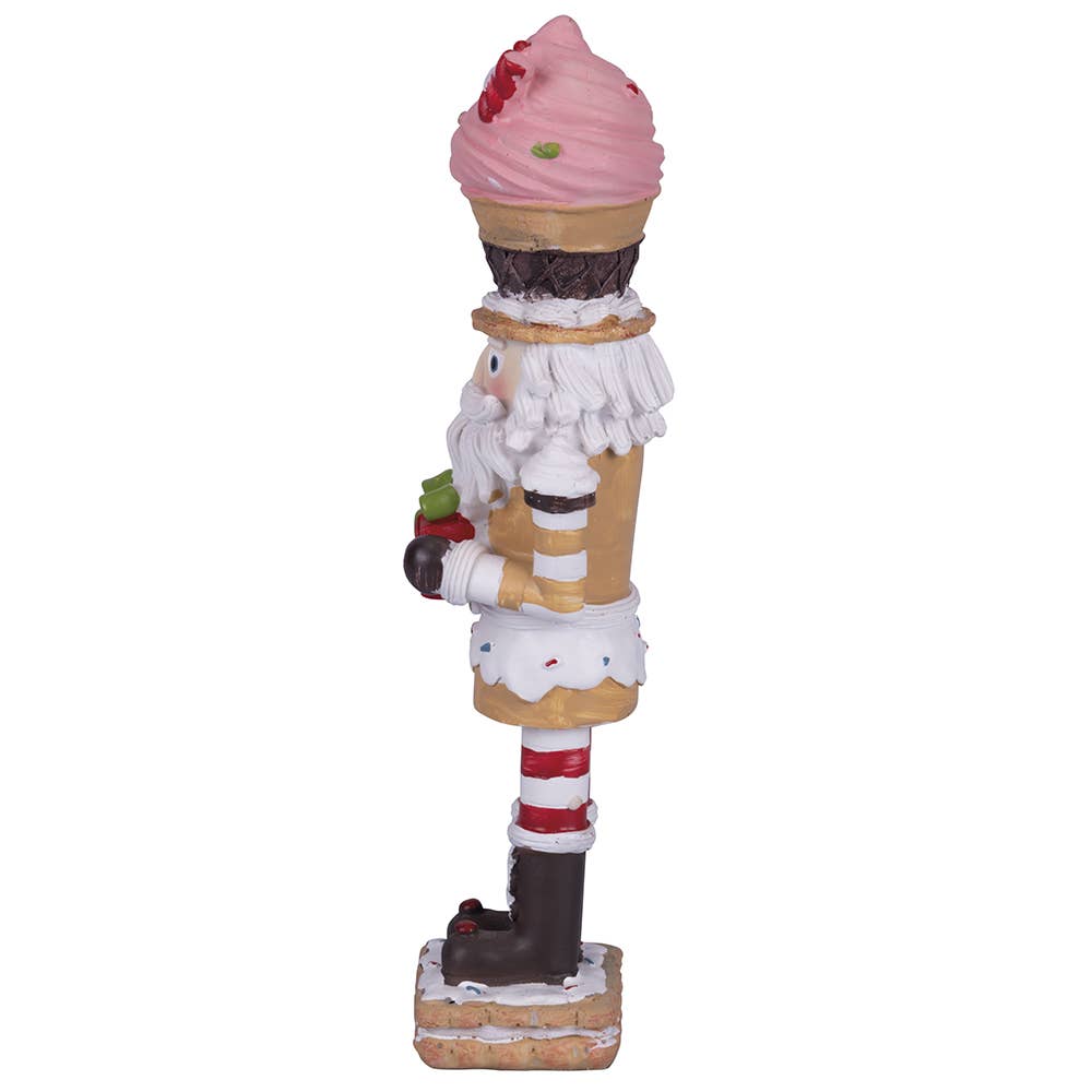 VdE Tivoli 1996 - Wholesale Ornament Set - PINK CUPCAKE NUTCRACKER 30CM POLYRESIN2