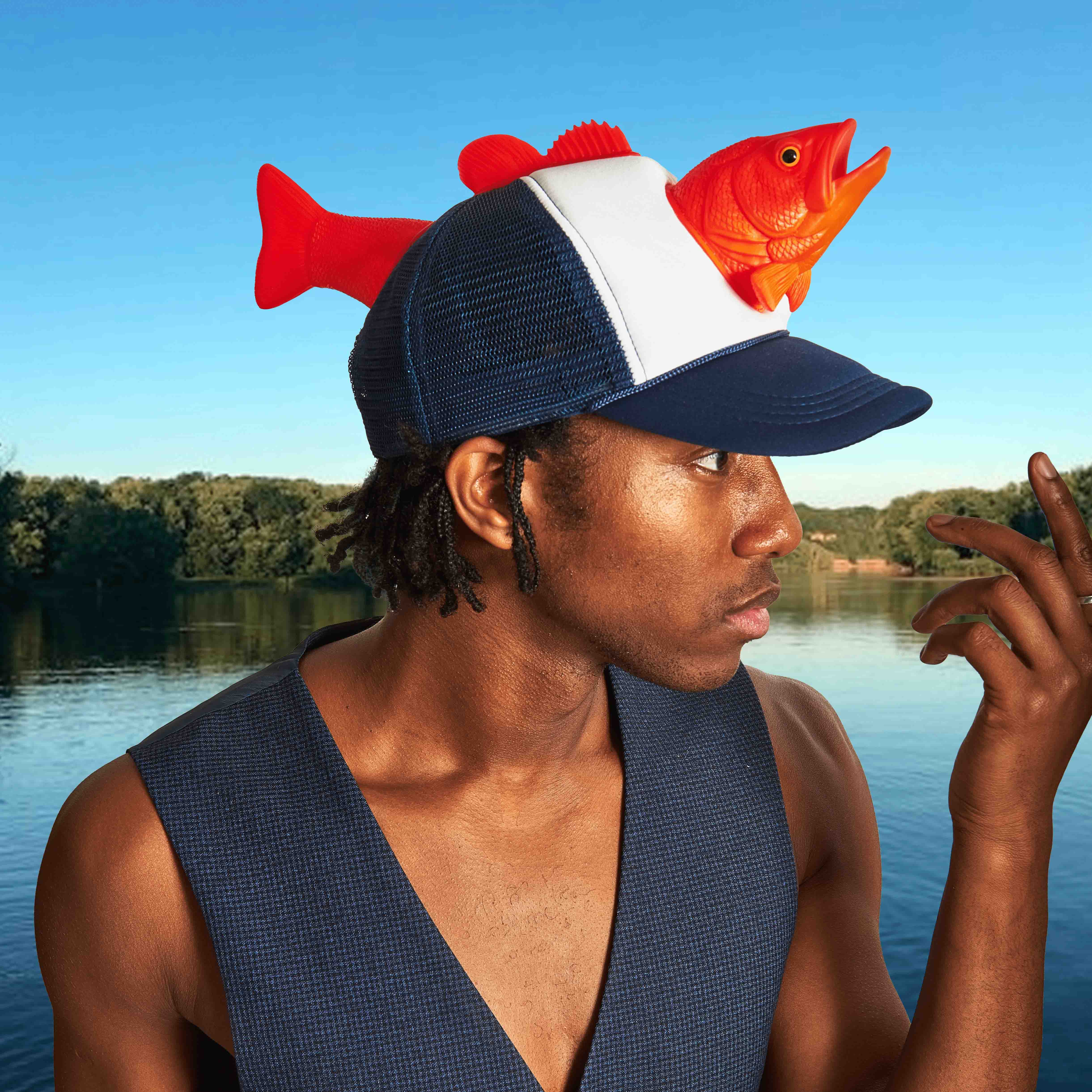 Coddies - Venta al por mayor Gorra trucker - Unisex - Sombrero de pez Coddies® Bass9