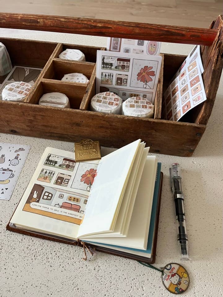 sweetest gift sticker sheet for wholesale by dana ate oatmeal!