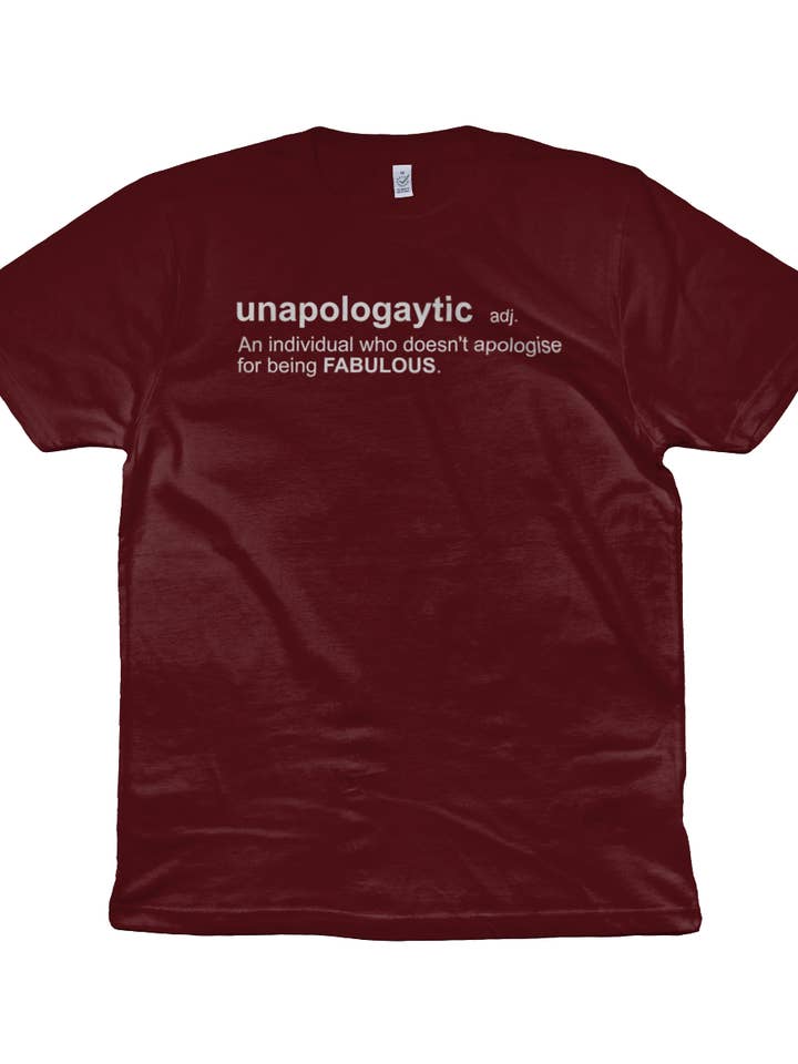 Unapologaytic Definition Organic Cotton T-Shirt for wholesale by Unapologaytic
