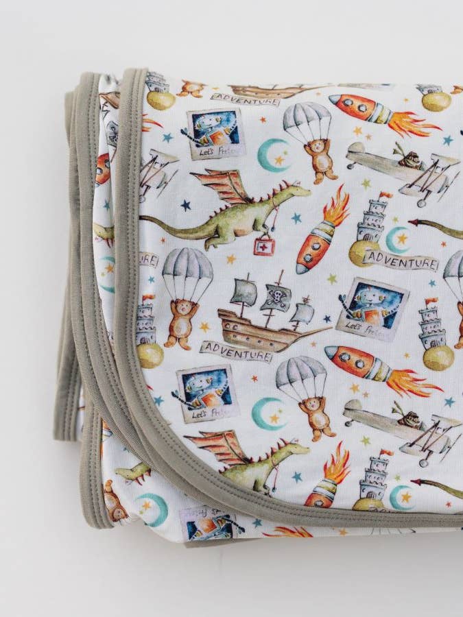 Imagination Soars Oversized Blanket for wholesale by Wildwoven