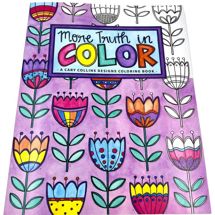 Cary Collins Designs - Wholesale Coloring & Activity Book - Adult - More Truth in Color Coloring Book