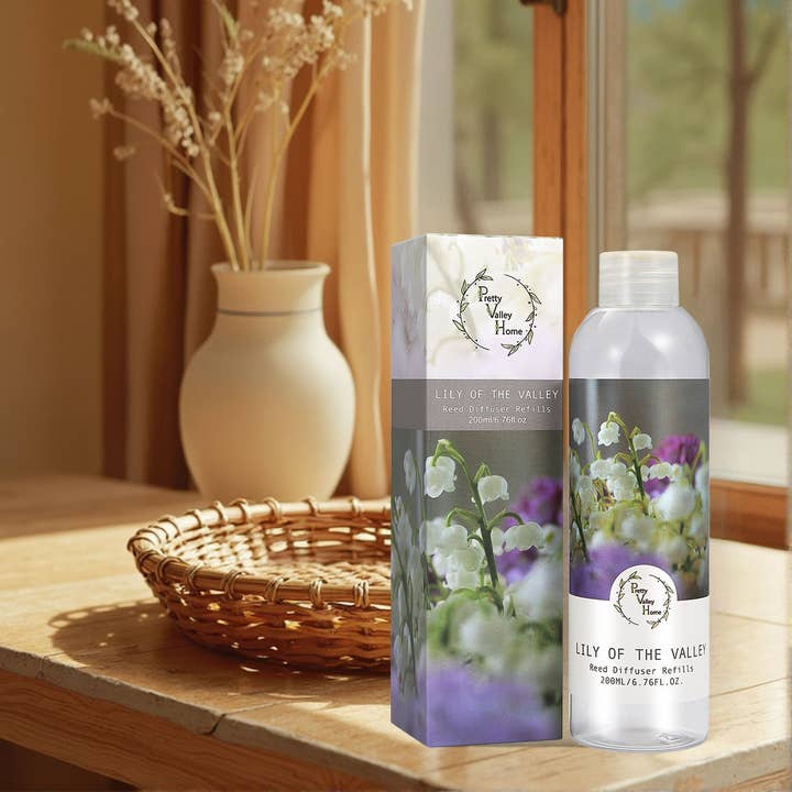 Pretty Valley Home – wholesale Doftolja – Reed Diffuser Oljor 200ML 6.76 Fl oz Doftolja - Liljekonvalj5