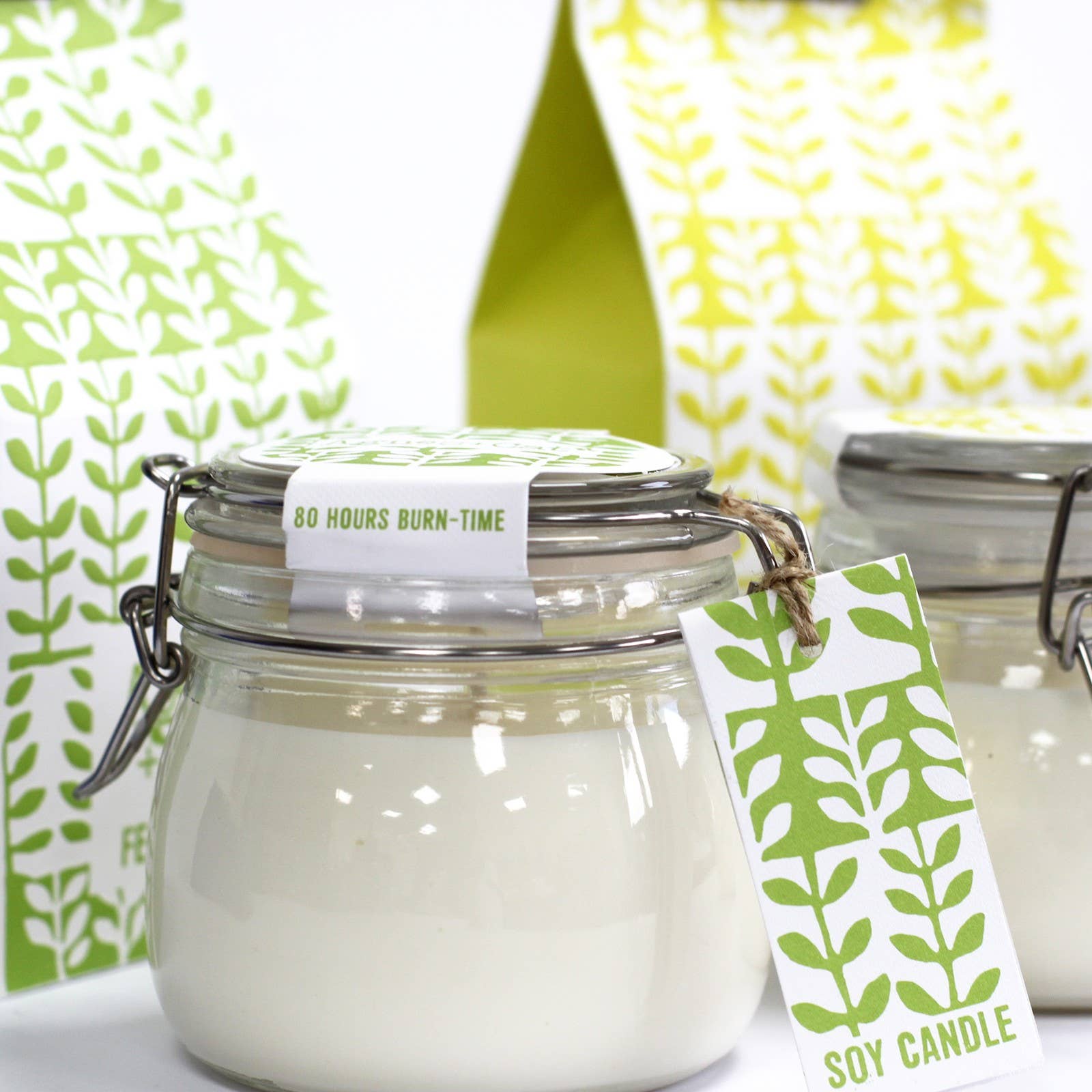 Agnes + Cat – Engroshandel Glaslys – Sojavoks Kilner Kruklys 400ml - Fældbær1