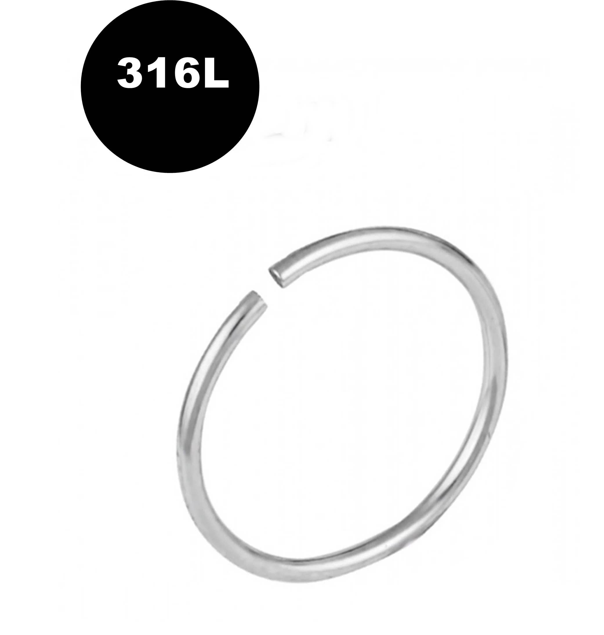 Crystal Clear Nose Screw Stud with Nose Ring And Chain-316L for wholesale on Faire4