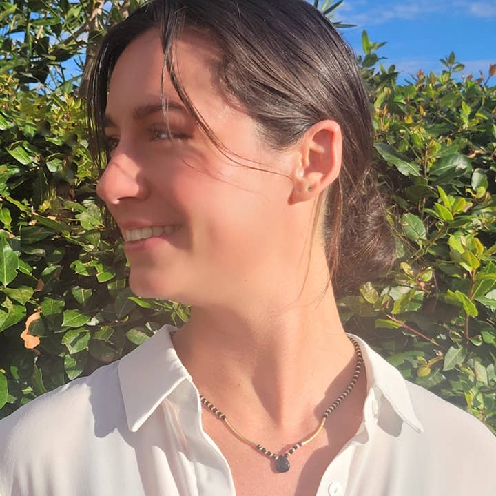 Bella Onyx Necklace for wholesale by Moira Bijoux Creation