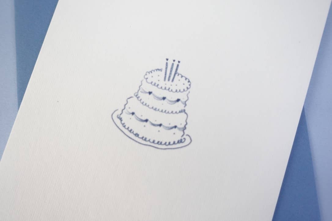 La Belle Saison – wholesale Birthday card – Premium Happy birthday A6 cake card3