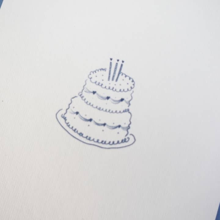 La Belle Saison – wholesale Birthday card – Premium Happy birthday A6 cake card3