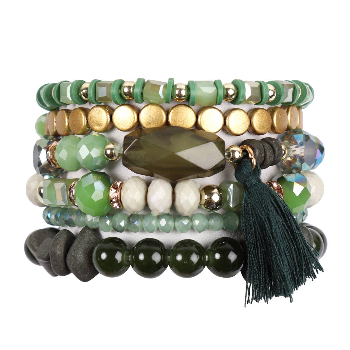 MYS Wholesale Inc - Wholesale Beaded Bracelet - Boho Charm Tassel Bracelet13