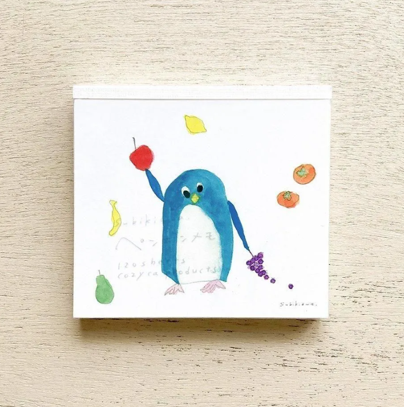 「FUNJI」In Japan - Vendita all'ingrosso Bloc notes - Subikiawa Blocco Note Giapponese - Cigno o Pinguino | 120 Fogli9