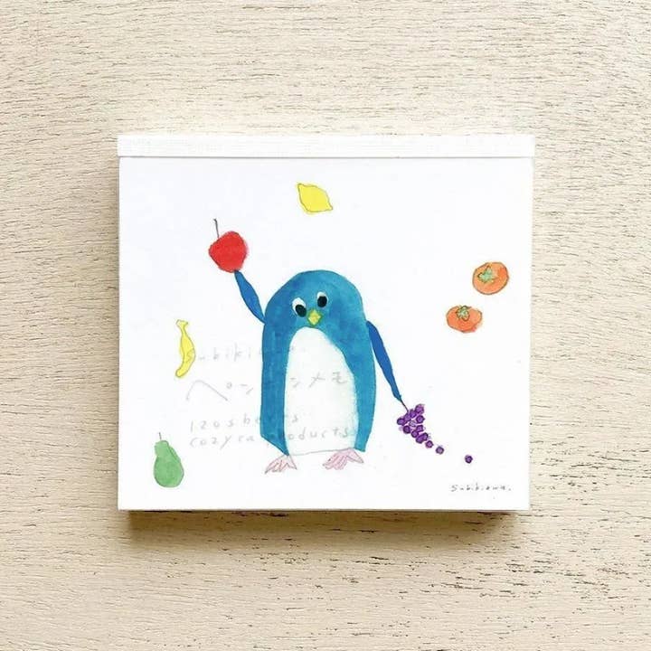 「FUNJI」In Japan - Wholesale Notepad - Subikiawa Japanese Memo Pad - Swan or Penguin | 120 Sheets9