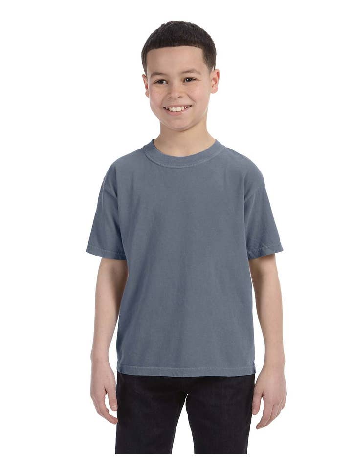 Total Apparel - Wholesale T-Shirt - Kids - Comfort Colors Garment-Dyed Youth Midweight T-Shirt | C901812