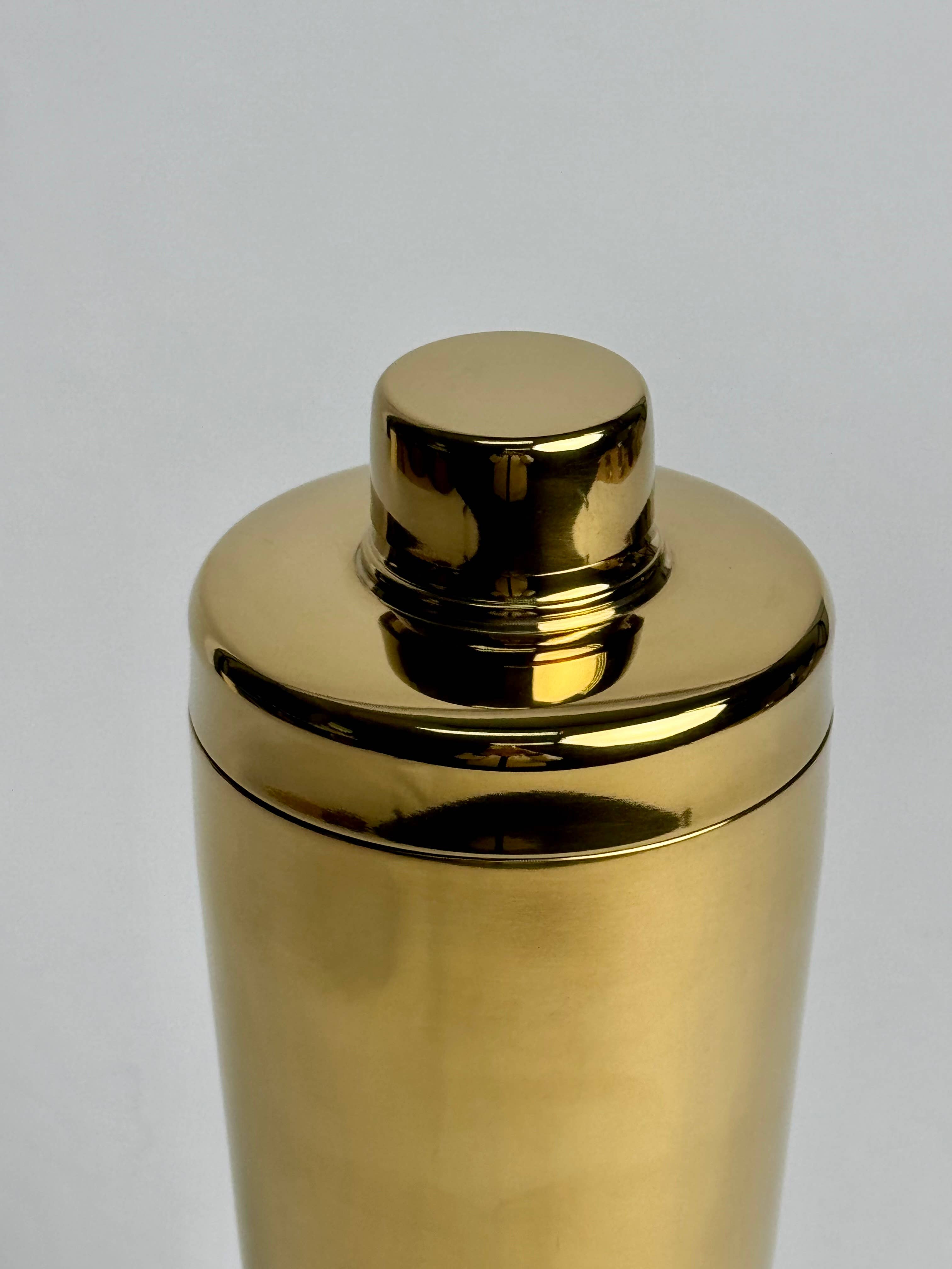 India Handicrafts Inc – Engroshandel Cocktailshaker – Guld Cocktail Shaker1