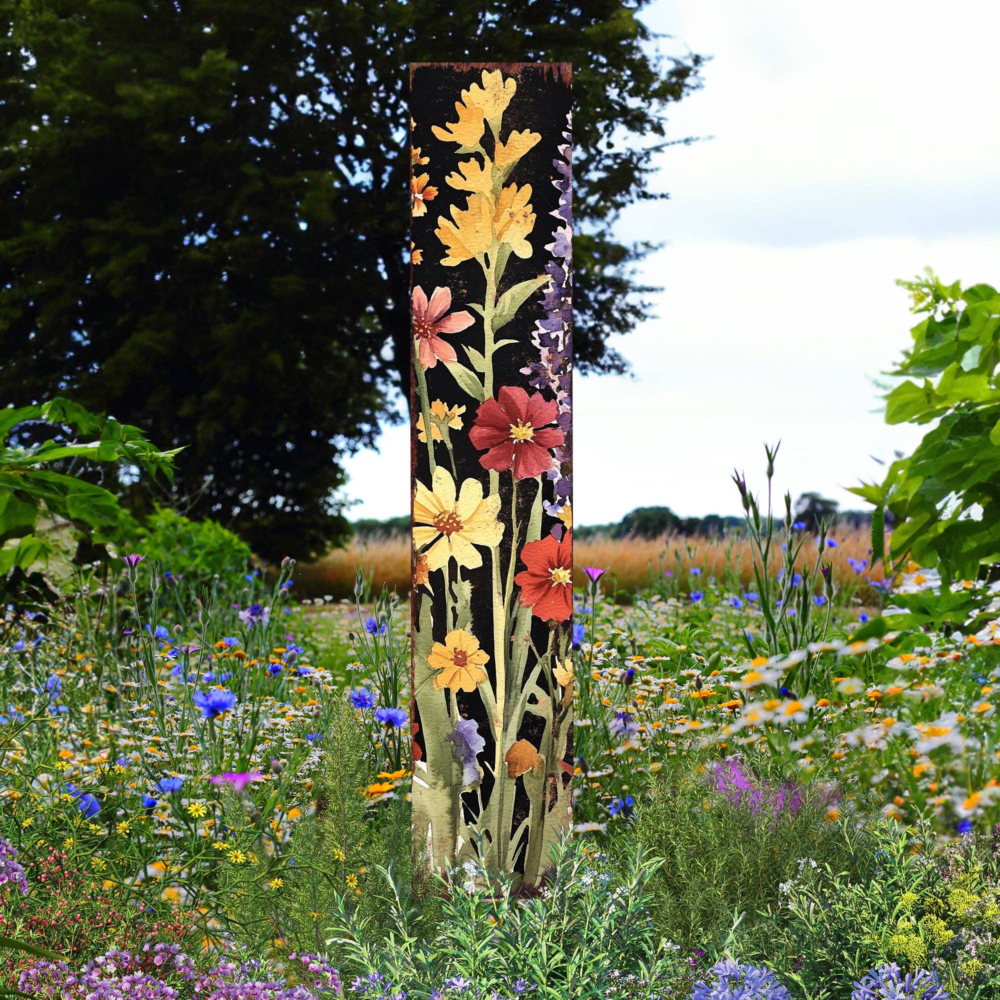 TX USA Corporation - Wholesale Garden/Lawn Stake - Summer Wildflower Garden Stake | Vibrant Rustic Yard Art & Decor7