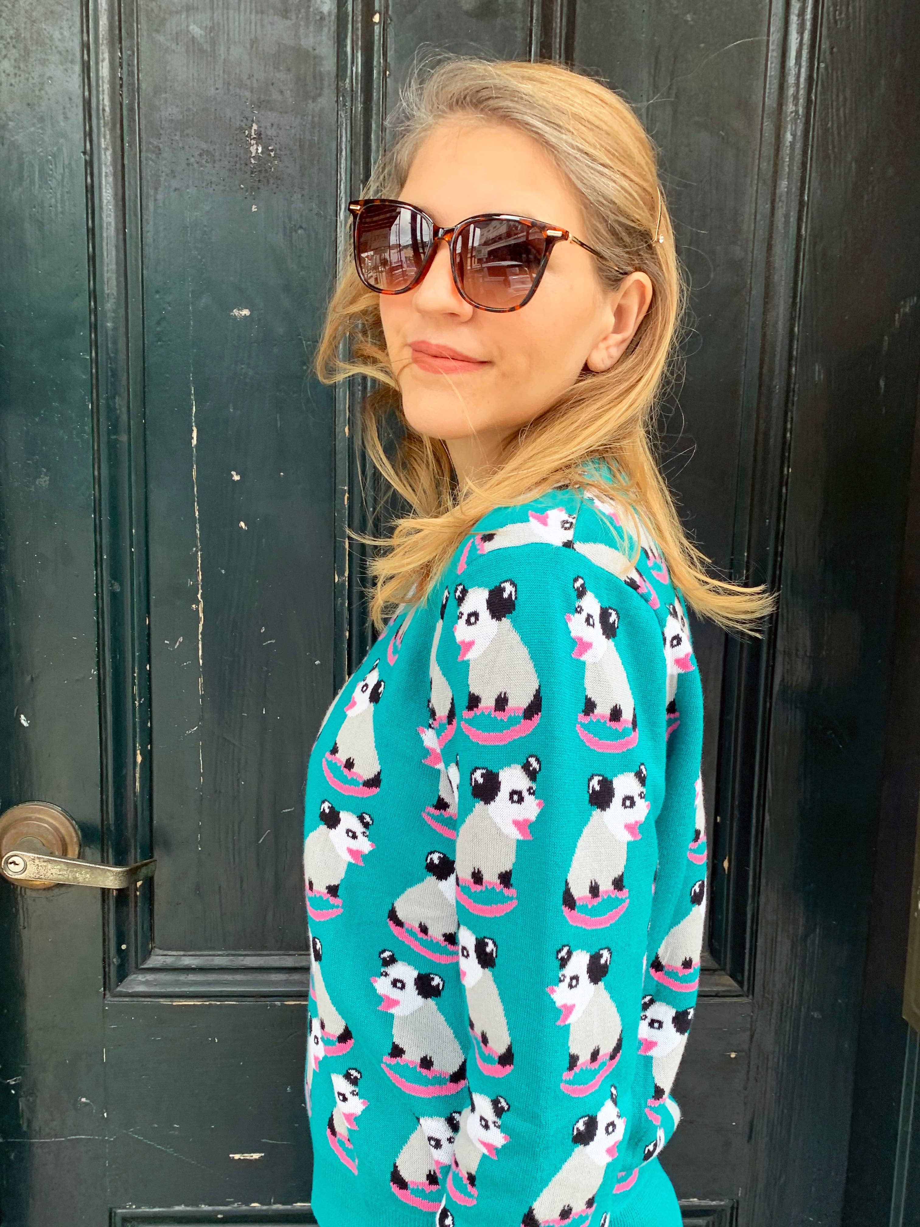 Sesame the Opossum - Wholesale Knit Sweater - Women's - Cornelia's Favorite Sweater5