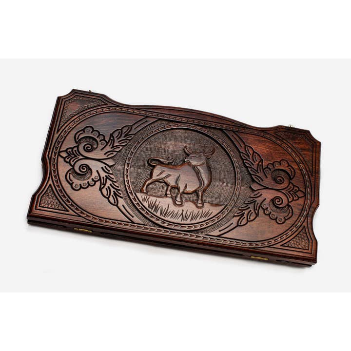 Set di Backgammon Intarsiato Inciso a Mano - Personalizzato per la vendita all'ingrosso da parte di Handcraftoria