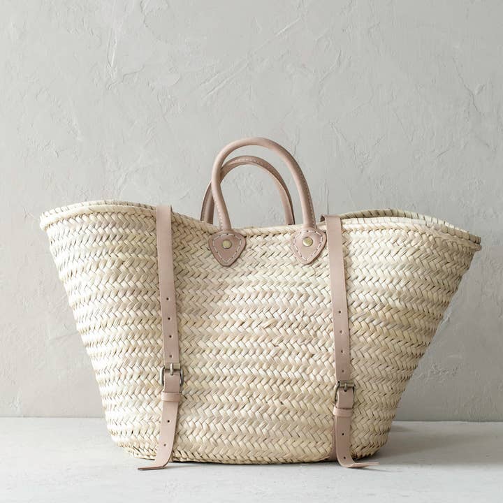 Handwoven Palm Leaf Backpack with Leather Straps and other Purchase wholesale david's backpacks. Free returns & net 60 terms on Faire trending on Faire.