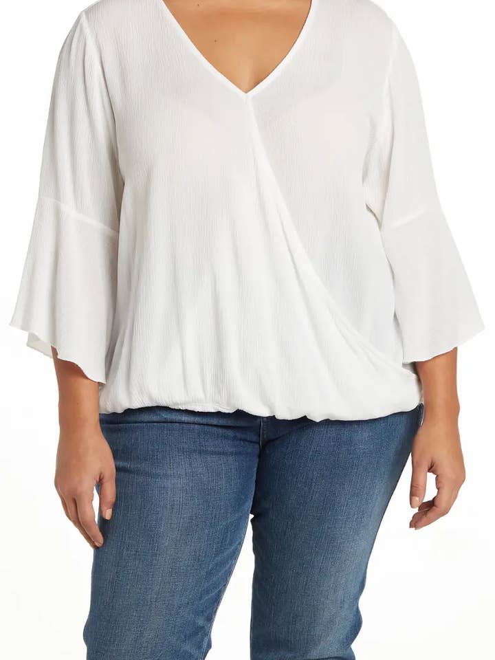 7782X Wrap Blouse for wholesale by Select Clothing