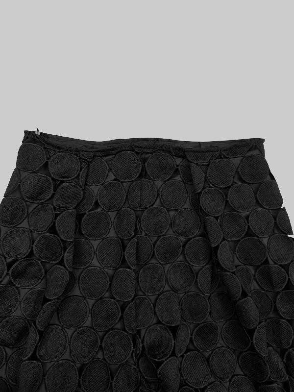 OceanusSwim – wholesale Pants – Women's – High Waisted Wide Leg Hollow Polka Dot Solid Color Pants Trousers7