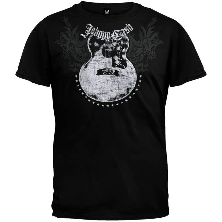 Johnny Cash - Guitar Men's T Shirt for wholesale by Official Store