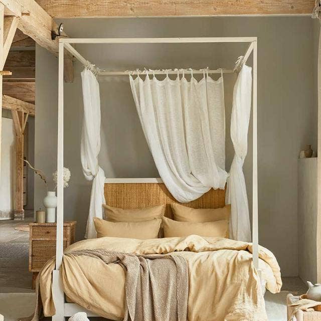 MagicLinen – wholesale Sängkläder – Sandy beige linne påslakanset set (3st)