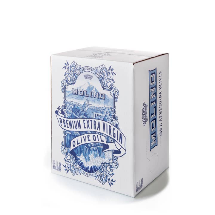 Huile d'olive extra vierge Molino Arbequina 5L BiB pour la vente par Venturus Foods