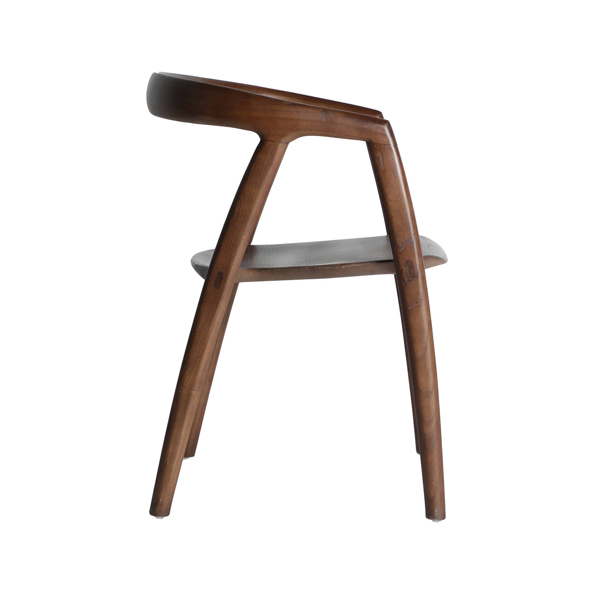 Kodu - Vendita all'ingrosso Sedie - Sedia in legno di olmo marrone, 54x54x76 cm1