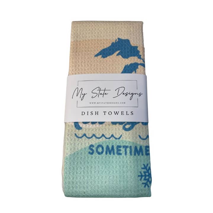 My State Designs - Wholesale Tea Towel - Dish Towels: Always Fresh Sometimes Frozen 1