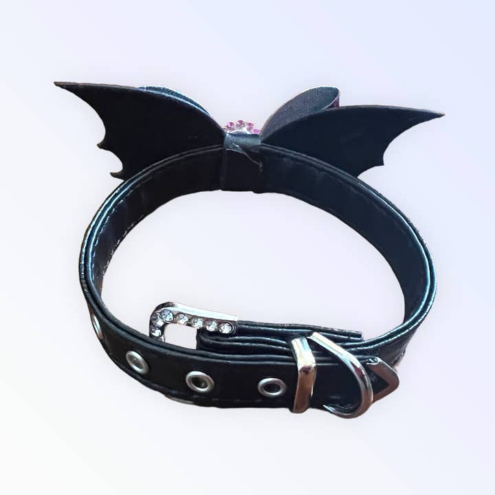 Bark Fifth Avenue - Wholesale Pet Collar - Cat/Dog - Fa-BOO-lous Bat Collar1