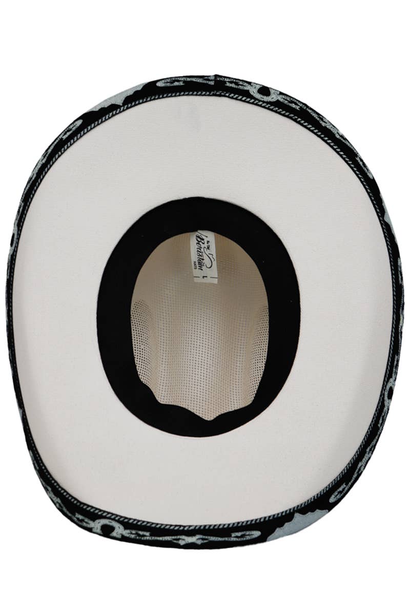 Cap Zone - Vendita all'ingrosso Cappello da cowboy - Donna - Cappello da cowboy Elite con base in avorio ventilato e bordo in pelle scamosciata sintetica4