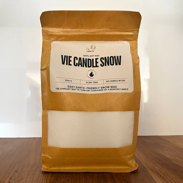 VIE - Wholesale Craft Supplies - Vie Candle Snow, 500g, 40 Candle Wicks