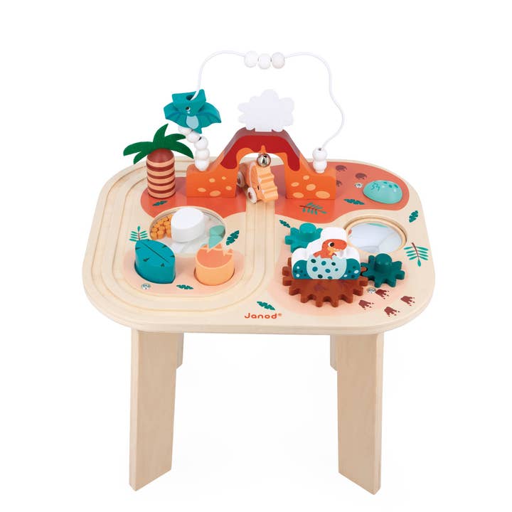 Dino | Activity Table | 8 Activities | Early Development Toy for wholesale by Juratoys