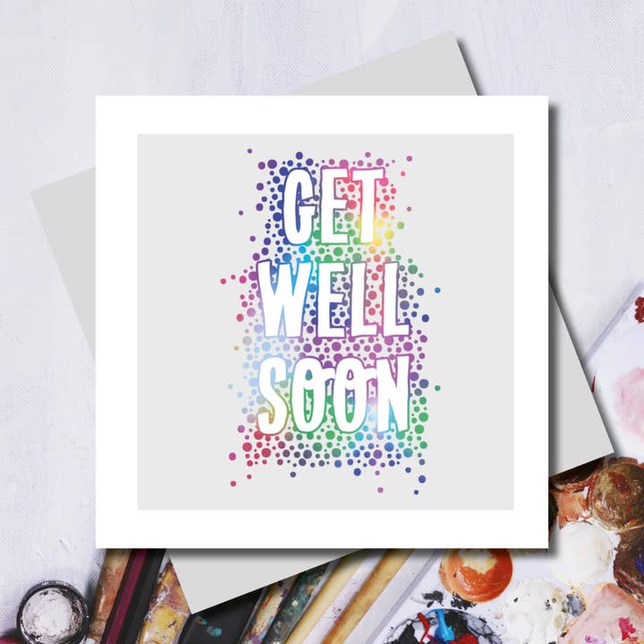 Bowden Shines Get Well Soon Greetings Card for wholesale by Marina B