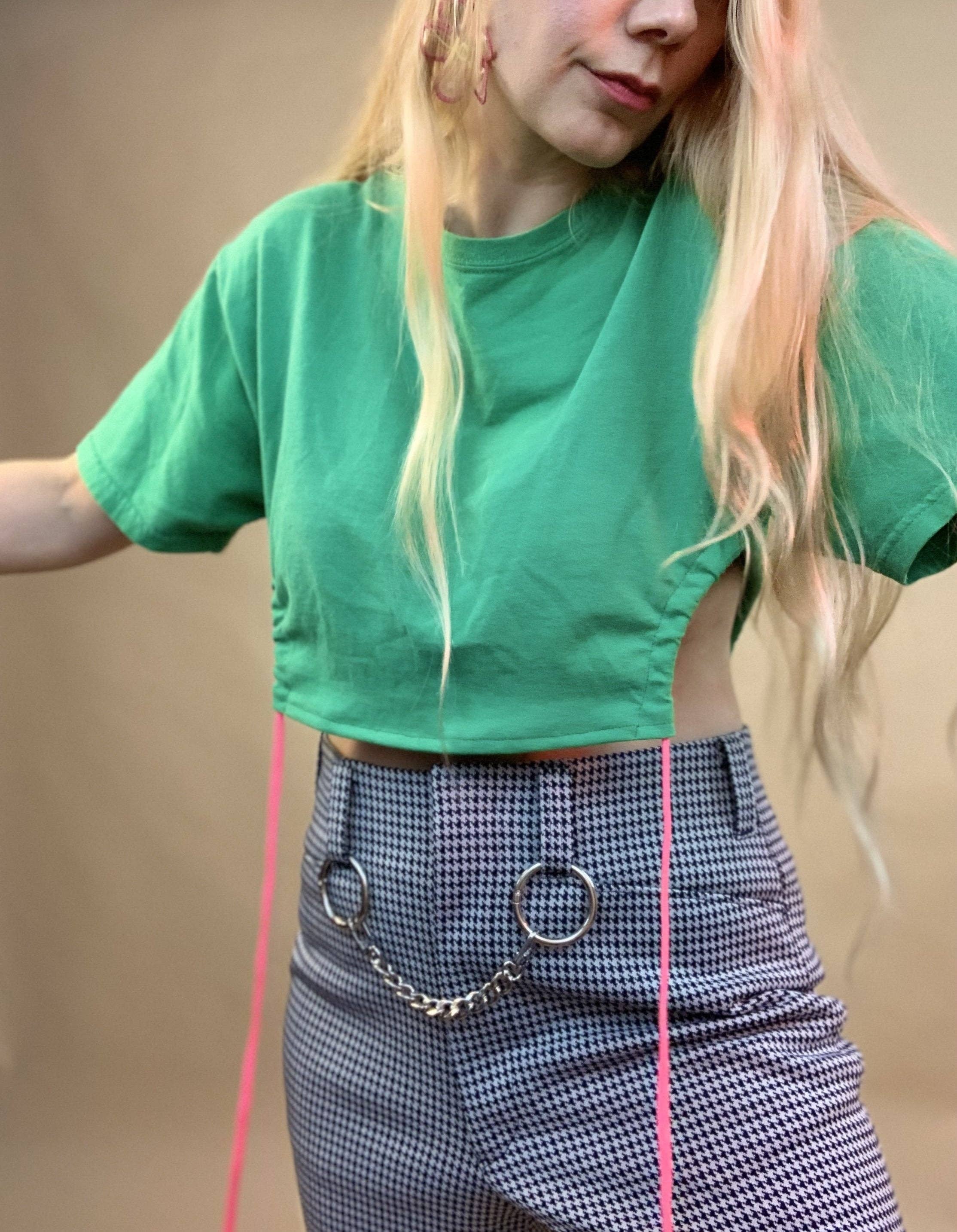 Shop Journal Vintage - Wholesale T-Shirt - Women's - Custom cutout ruch side tee2