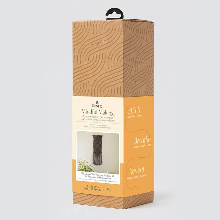 Tranquil Wall Hanging – DMC Mindful Making – Macramé Kit for wholesale by The DMC Group