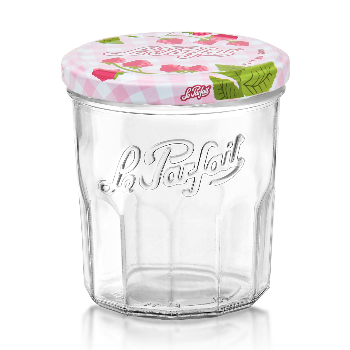 Le Parfait - Wholesale Jar - 324ml French Jam Jar Faceted Jelly Glass W Metal Twist Lid4