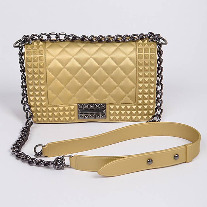3AM BY H&D ACCESSORIES - Wholesale Crossbody Bag - Women's - Studded Monotone Clutch11