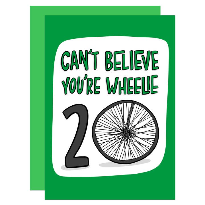 Tarjeta de cumpleaños A6 para amante de las bicicletas para venta al por mayor de TeePee Creations