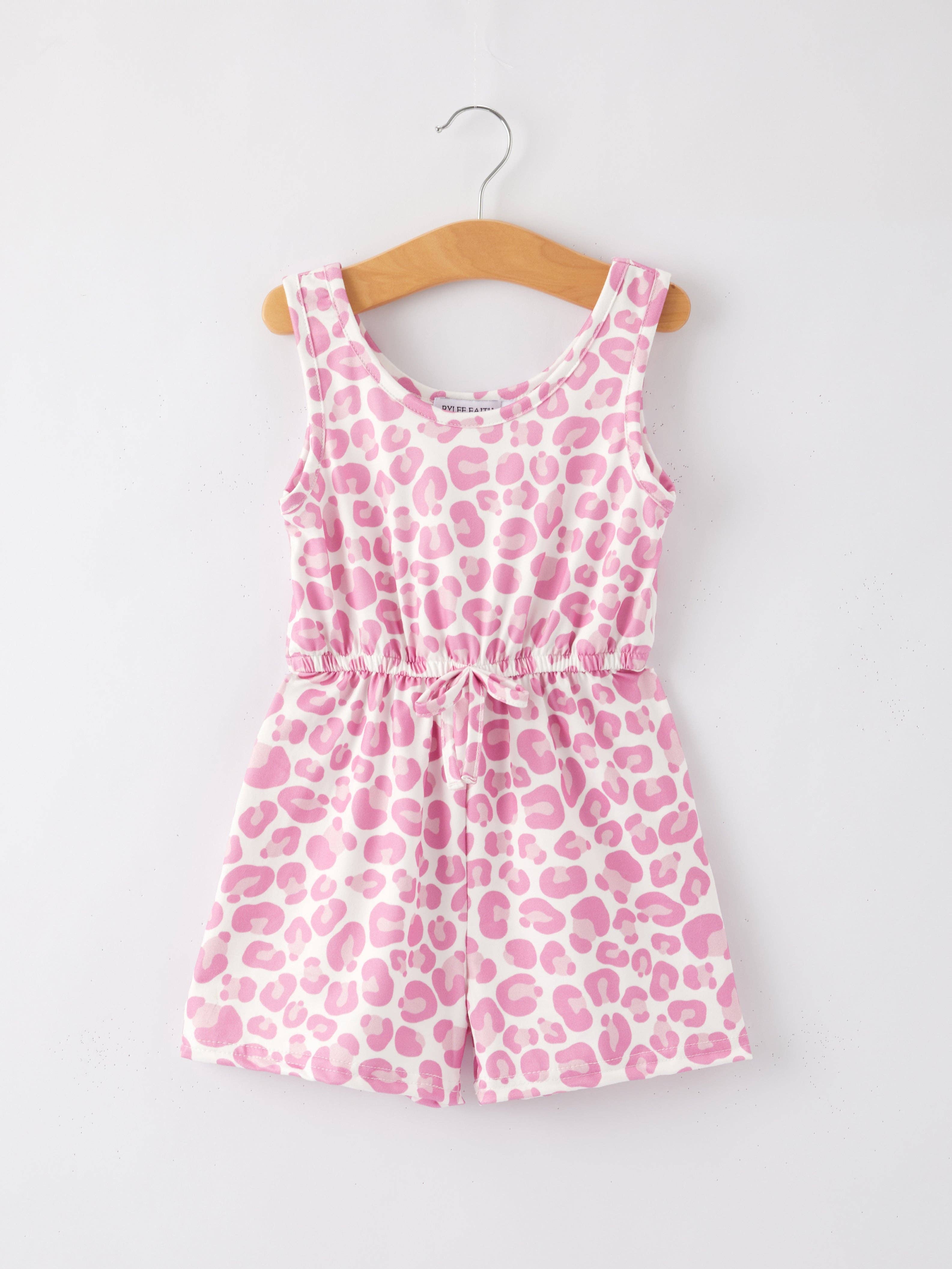 Rylee Faith Designs - Wholesale Dress Set - Baby - Leopard Striped Milk Silk 3-piece Jumpsuit Set19