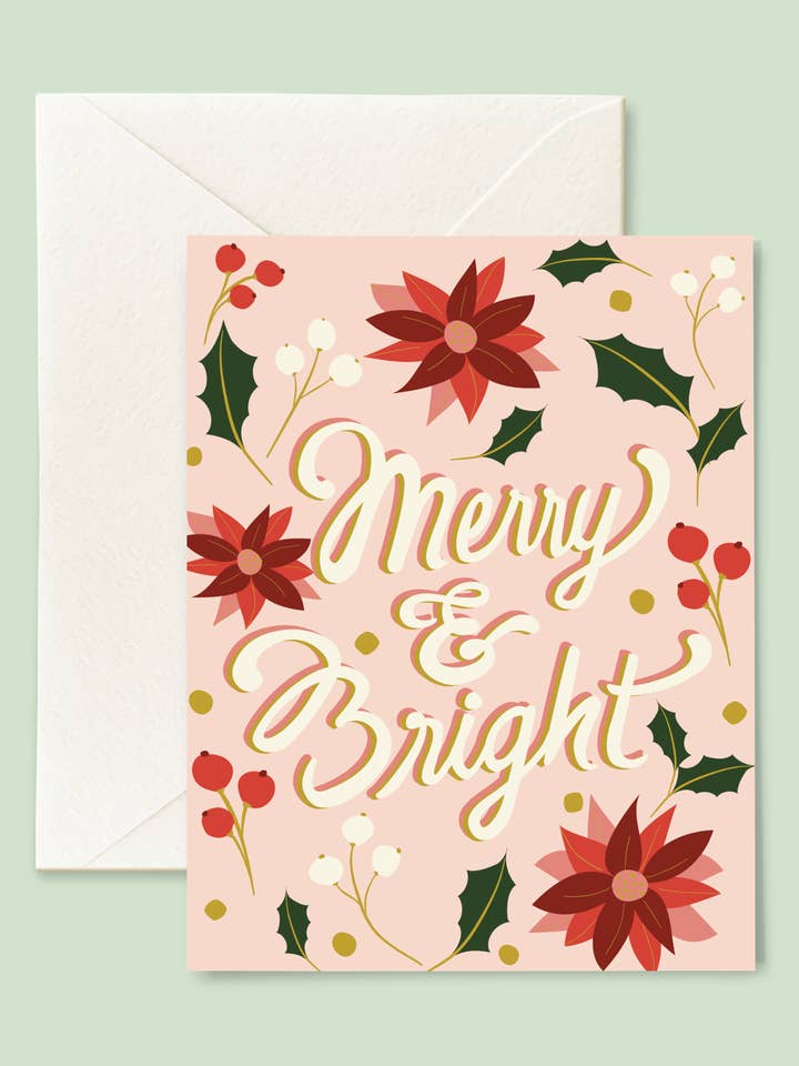Merry & Bright Poinsettias for wholesale by MKD Monica Kane Design