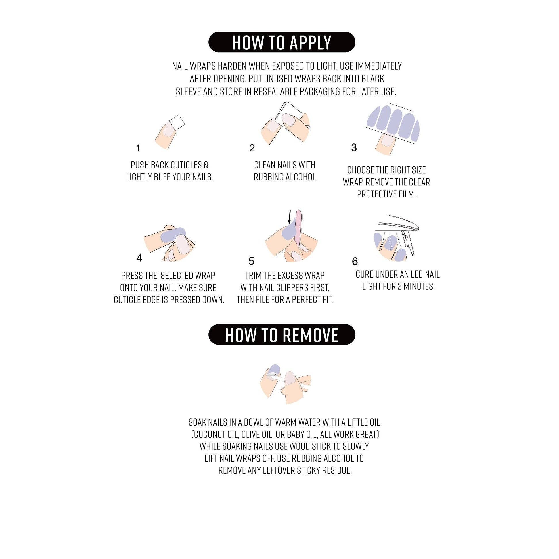 So Gloss – wholesale Nail art/decal – I Spot You Semi-Cured Nail Wraps2